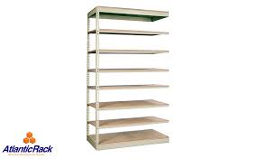 This storage unit is fast and easy to assemble at home and does not require tools. Rivet Rack Steel Shelving Atlantic Rack
