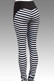Black And White Striped Tights Outfit Black Widow Striped Matte Spandex Leggings Spandex Leggings Striped Leggings Nerdy Outfits