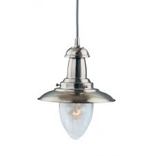 How to create a pendant light with embroidery hoops to create the perfect nautical charm to your living space! Small Fishermans Nautical Ceiling Pendant Lantern Seeded Glass Shade