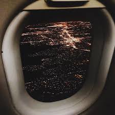 S I M P L E P L E A S U R E S Image By Kaitlyn Galle City Lights Airplane Window