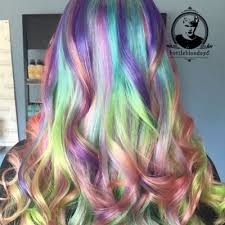 Die Verrucktesten Haar Trends 2015 Regenbogen Haare Regenbogenhaare Bunte Haare Haarfarben