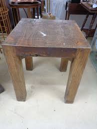 A butcher block countertop is a great way to cook on your kitchen island without needing a separate cutting board. Vintage Butcher S Block Table In Antique Kitchen Tables