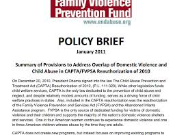 When sending letters to former presidents, the proper form for addressing the envelope is: Policy Brief Summary Of Provisions To Address Overlaop Of Domestic Violence And Child Abuse In Capta Fvpsa Reauthorization Futures Without Violence Futures Without Violence