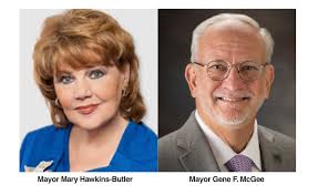Hawkins-Butler, McGee unopposed in mayoral races
