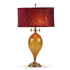 Next day delivery & free returns available. Kinzig Design Claire Table Lamp Colors Caramel Colored Blown Glass Base With Burgundy And Raspberry Silk Velvet Shade Sweetheart Gallery Contemporary Craft Gallery Fine American Craft Art Design Handmade Home