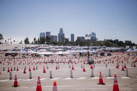 Mayor eric garcetti has said that when there are finally enough doses, dodger stadium will be capable of. Anti Vaccine Protesters Temporarily Shut Down Major Coronavirus Vaccine Site The Independent