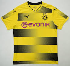 Puma men's standard bvb training jersey with sponsor logo. 2017 18 Borussia Dortmund Dembele Shirt L Football Soccer European Clubs German Clubs Borussia Dortmund Classic Shirts Com