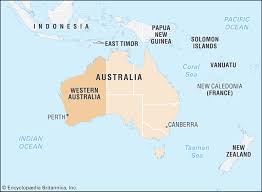 Map of australia tropic of capricorn. Western Australia Flag Facts Maps Points Of Interest Britannica