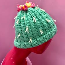 Exotic cactus in straw hat hand drawn mexican vector. Pastel Cactus Hat By Knot Knitted Kei Collective