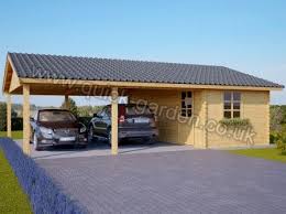 Carport Double 6x7 5 44mm Wood Free Delivery Carport Garage Carport Carport Designs