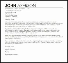 Attorney Client Letter Template Awesome Attorney Client Termination Letter Example In 2020 Letter Templates Lettering Letter Example