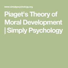 Piaget S Theory Of Moral Development Simply Psychology Piaget Theory Morals Jean Piaget