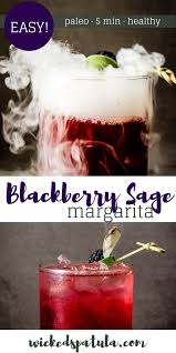 Halloween party drink recipe | foggy witch's brew! Blackberry Sage Margarita Recipe Wicked Spatula