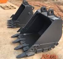 JCB JS130 Excavator Rock Bucket With Bucket Teeth And Pins ...