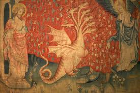 Chateau D Angers Tapestry Of The Apocalypse Tapestry Medieval Art Dragon History