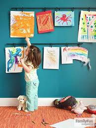 Fun For Little Ones Displaying Kids Artwork Art Display Kids Art Wall Kids