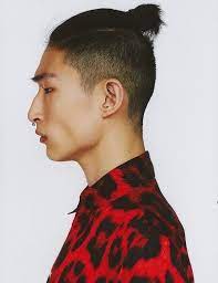Kim Sang Woo By Edu Torres For Seventh Man 7 Spring Summer 2014 Man Bun Hairstyles Korean Men Hairstyle Man Bun Haircut