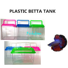 Your first betta fish tank setup doesn't have to be hard. Plastic Betta Tank Fish Tank Aquarium Small Big Shopee Malaysia