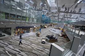 It is 25 km (16 mi) from the centre of singapore, on the eastern edge of the island, and has good public transport links to all parts of singapore. Changi Airport Terminal 3 Brintons Carpets