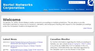 Access Nortel Canada Com Nortel Networks Corporation