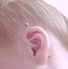 Just Got My Vertical Industrial Scaffolding Ear Piercing Done Love It Cool Ear Piercings Cute Ear Piercings Ear Piercings