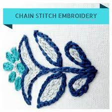 Chain stitch is perhaps one of the most versatile of all the basic embroidery stitches. Chain Stitch Embroidery 5 Commonly Used Motifs Sew Guide