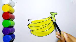 Siapa jenis buah pisang yang berwarna putih? Cara Menggambar Dan Mewarnai Buah Pisang Mudah How To Draw A Banana Easy Youtube