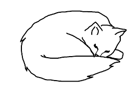Download cat coloring pages and support your child's imagination. Kitten Realistic Easy Sk H Cat Drawing Novocom Top