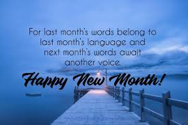 The bible establishes that out of the fullness of his grace he has blessed us all, giving us one blessing after another (john 1:16). Happy New Month Best Wishes And Quotes Vietnam Times