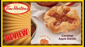Tim hortons creamy maple chill review warning: Tim Horton Caramel Apple Danish Food Review Sept 6th 2018 Youtube