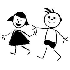 Black And White People Holding Hands Drawing The Monkey Holding My Ice Cream Clipart Library Clipart Library Children Sketch Kids Silhouette Cartoon Kids