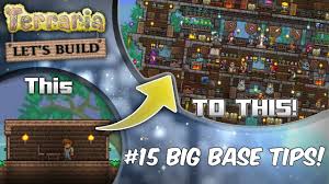 I show you a building life hack to. Terraria Let S Build Part 15 Big Base Builds Easy To Use Design Pc Console Mobile Youtube