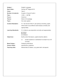 Use the download button below or simple online reader. Lesson Plan Grammar Year 4 Lesson Plan Teachers