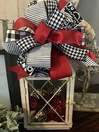 Black And White Plaid Christmas Wreath Christmas Decor Bow For Wreath Lantern Or Tree Topper Black White Red Free Shipping By 5thstreetstudi Christmas Wreath Bows Plaid Christmas Decor Christmas Diy