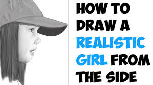 Don't forget to keep your lines light. How To Draw A Realistic Cute Little Girl S Face Head From The Side Profile View Step By Step Drawing Tutorial For Beginners How To Draw Step By Step Drawing Tutorials