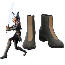 Rebels Ahsoka Tano Cosplay Boots Customized Leather Shoes for Boys and  Girls - AliExpress