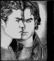 Check out amazing vampire artwork on deviantart. Cartoon Vampire Diaries Drawings Easy Novocom Top