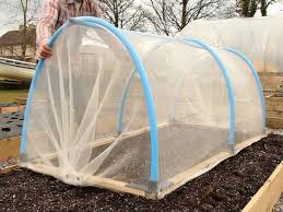 If your plants are still young and you don't intend to keep long plants, consider this diy technique. Raised Bed Covers Plant Protection Mini Tunnels For Raised Beds