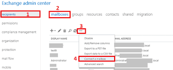 Restored Disabled Mailboxes In Exchange 2016 Database