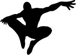 Silhoutte, cricut or other electronic cutting machine. Spiderman Silhouettes Silhouettes Of Spiderman Free Superhero Silhouette Spiderman Images Silhouette
