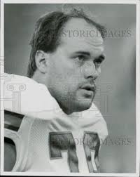1990 Press Photo Dave Widell, Denver Broncos Football Player