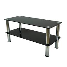 Black/brown medium round wood coffee table. Mountright 2 Tier Glass Table Small Glass Coffee Table With Silver Legs Black Glass Side Table With Rounded Edges Buy Online In Angola At Angola Desertcart Com Productid 48099929