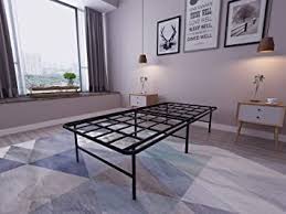 Metal foundation/box spring with easy assembly (2) model# g11mtlf33. Homdock 16 Inch Metal Platform Bed Frame No Assembly Needed And No Box Spring Needed Mattress Foundatio Platform Bed Frame Metal Platform Bed Simple Bed Frame