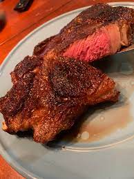 Rib eye steak bone in in air fryer oven. Bone In Ribeye Reverse Seared With An Air Fryer Steak