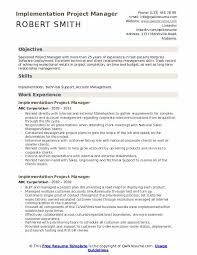 A balance of white space and text needs to be maintained to look clean, attractive, and professional. Implementation Project Manager Resume Samples Qwikresume