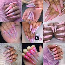Pink Nail Aesthetic If You Want A Mood Board Dm Me Tags Ignore Moodboard Aesthetic Nichememes Nichememe Pink Nails Nails Everyday Essentials Products