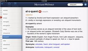 If you are using an older version of our app, there will be no heart icon, but there will be a yellow star next to the word you are looking up. Merriam Webster Dictionary Free Download