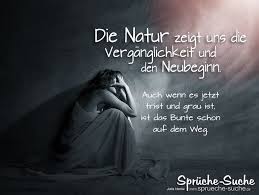 Die Natur Zeigt Uns Die Verganglichkeit Und Den Neubeginn Spruche Zitate Leben Nachdenkliche Spruche Spruche