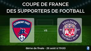 Total match cards for clermont foot 63 and toulouse fc. Actualites Coupe De France Des Supporters De Football 8eme De Finale Clermont Foot Vs Toulouse Fc Dicodusport