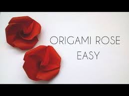 Business success, packaging innovation, personal productivity Origami Rose Easy Origami Tutorial Youtube